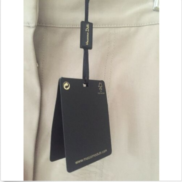 Massimo Dutti Beige A Line Midi Skirt - Picture 5 of 14